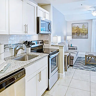 Summer Bay Orlando Resort — Kitchen in one- and three-bedroom units