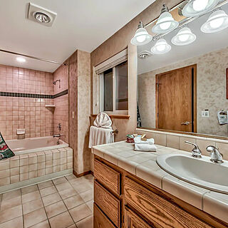Tahoe Beach & Ski Club — Sample Bathroom