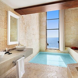 Sanctuary Cap Cana — Sample Bathroom