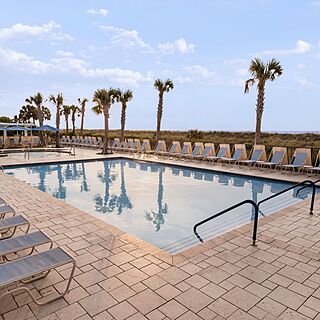 Marriott's SurfWatch — Pool With Shaded Loungers