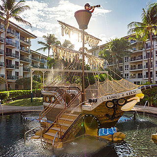 The Westin Kaanapali Ocean Resort Villas — Kid's Pirate Ship Pool