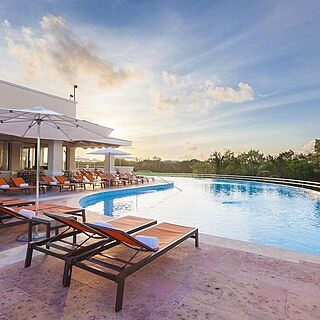 Sunrise at Moon Palace — Pool