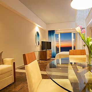 Krystal Grand Los Cabos — Sample Living Area