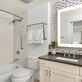 Marriott's Barony Beach Club — Sample Bathroom
