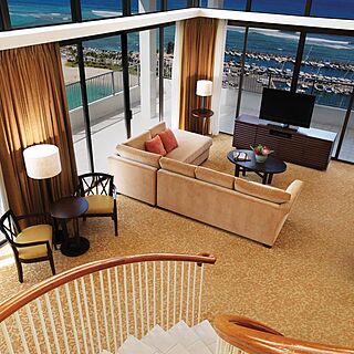 Lagoon Tower by Hilton Grand Vacations — Sample Living Area