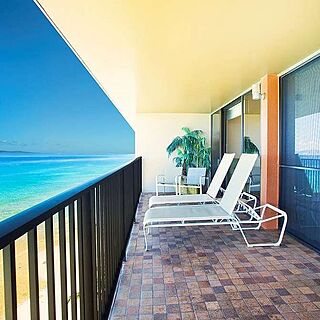 Aston Kaanapali Shores — Sample Balcony