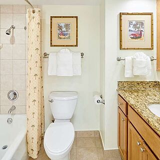 Aston Kaanapali Shores — Sample Bathroom