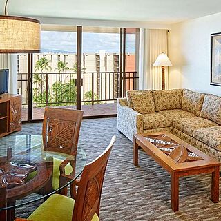 Aston Kaanapali Shores — Sample Living Area
