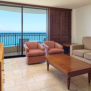The Royal Lahaina — Sample Living Area