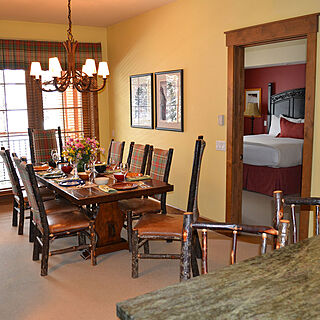 The Teton Club — Sample Dining Area