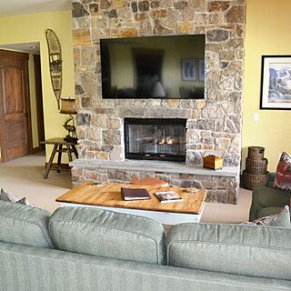 The Teton Club — Sample Living Area