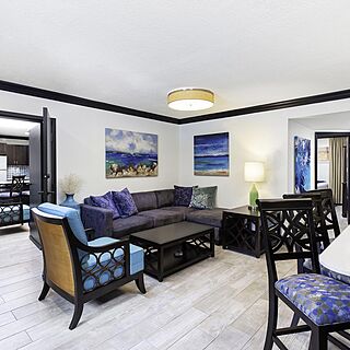 Westgate Cocoa Beach Resort &mdash; Sample Living Area