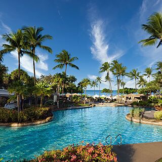 The Westin Kaanapali Ocean Resort Villas — Pool With Water Slide and Basketball Hoop
