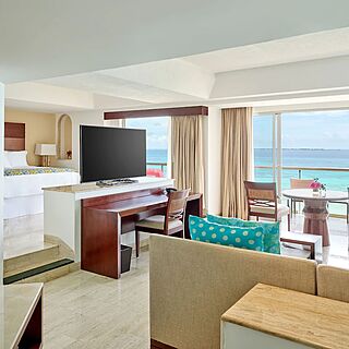 Grand Fiesta Americana Coral Beach Cancun — Sample Living Area