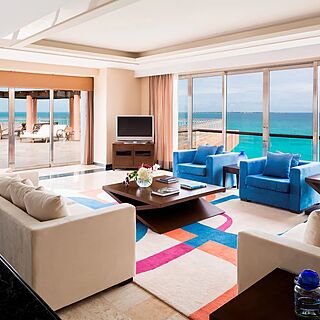 Grand Fiesta Americana Coral Beach Cancun — Sample Living Area