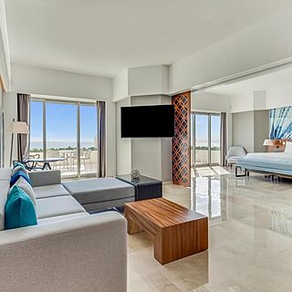 Live Aqua Beach Resort Cancun — Sample Living Area