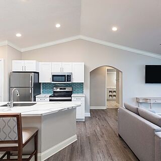 Westgate Branson Lakes — Sample One-Bedroom Deluxe Living Room