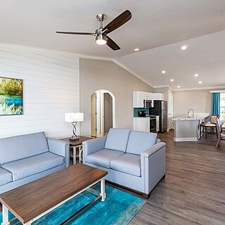 Westgate Branson Lakes — Sample Two Bedroom Villa Living Room