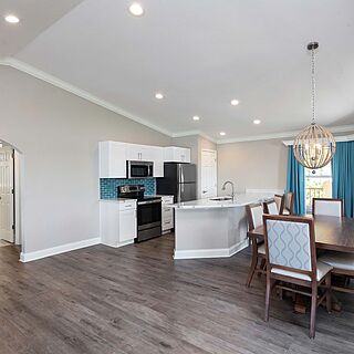 Westgate Branson Lakes — Sample Two Bedroom Deluxe Villa Living Room/Kitchen