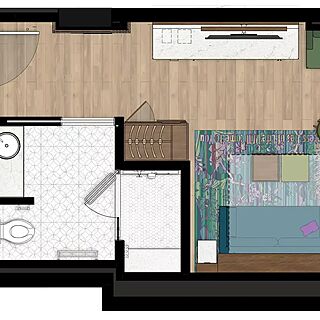 Villas at Disneyland Hotel — Duo Studio Floorplan