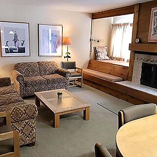 Jackson Hole Vacation Condominiums — Sample Living Area