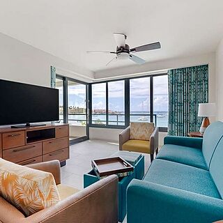 Hilton Vacation Club Royal Palm St. Maarten &mdash; Sample Living Area