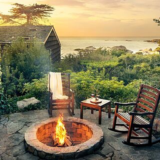 Hyatt Residence Club Carmel, Highlands Inn &mdash; Firepit