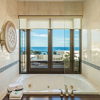 Grand Solmar Land's End Resort — Sample Bathroom With Ocean View