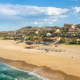 Pueblo Bonito Sunset Beach Resort & Spa — Resort Beach With Cabanas and Beach Volleyball