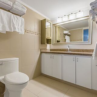 Playa Linda Beach Resort — Sample Bathroom