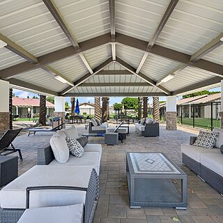 Indian Palms Intervals &mdash; Resort Patio Area