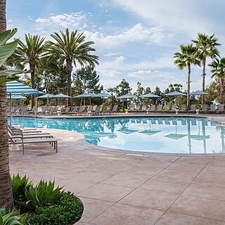Marriott's Newport Coast Villas &mdash; Pool With Loungers and Umbrellas
