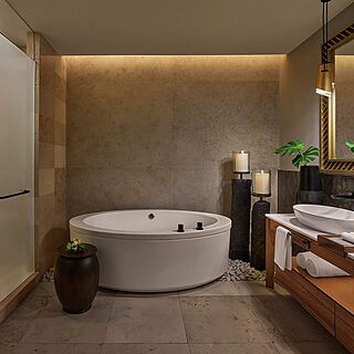 The Estates At Vidanta Riviera Maya — Sample Bathroom