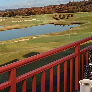 Club Wyndham Great Smokies Lodge — Sample Balcony With Golf Course View