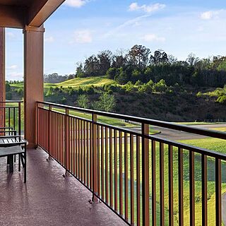 Club Wyndham Great Smokies Lodge — Sample Balcony With Golf Course View