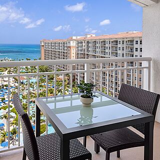 Marriott's Aruba Surf Club — Sample Balcony