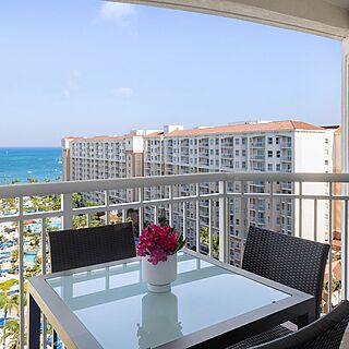 Marriott's Aruba Surf Club — Sample Balcony