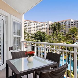 Marriott's Aruba Surf Club — Sample Balcony