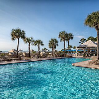 Marriott's Grande Ocean — Pool Near Poolside Bar and Beach View