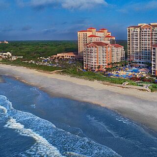 Marriott's OceanWatch Villas at Grande Dunes — Resort Grounds Beach and Pool View