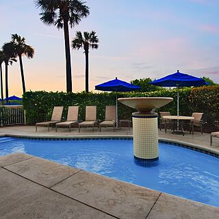 Marriott's OceanWatch Villas at Grande Dunes — Pool With Loungers and Covered Tables