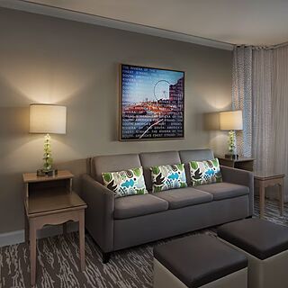 Marriott's OceanWatch Villas at Grande Dunes — Sample Living Area