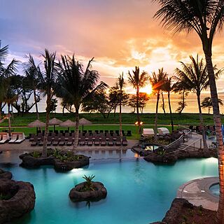 The Westin Nanea Ocean Villas — Pool With Sunset View