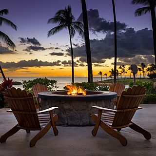 Marriott's Ko Olina Beach Club — Oceanfront Firepit Area