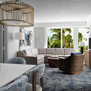 Marriott's Ocean Pointe — Sample Living Area