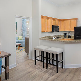 Harborside Resort at Atlantis — Sample Kitchen With Barstools