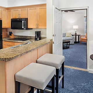 Harborside Resort at Atlantis — Sample Kitchen With Barstools