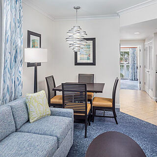 Harborside Resort at Atlantis — Sample Living and Dining Area