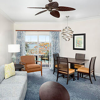 Harborside Resort at Atlantis — Sample Living and Dining Area