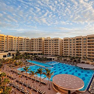 The Royal Sands — Sample Balcony View of Pool Area